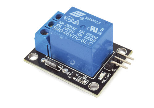 1 relay module 5 Vdc 10A (assembled)