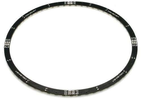 Ring with 60 RGB WS2812 LEDs and integrated driver