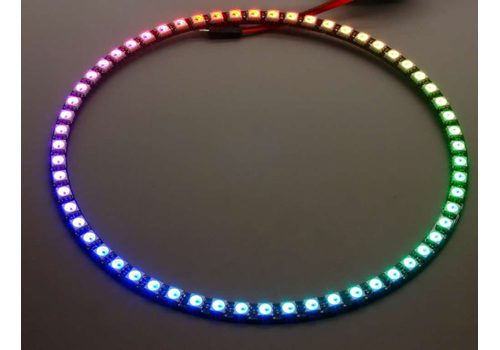 Ring with 60 RGB WS2812 LEDs and integrated driver