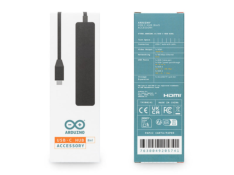 Arduino USB-C Hub (8 in 1)