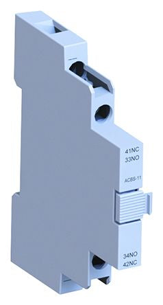 WEG Auxiliary Contact Block, 2 Contact, 2NO, Side Mount ACBS [ACBS-20]; 122-0782