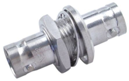 Huber+Suhner Straight 75Ω RF Adapter BNC Socket to BNC Socket 1GHz [34_BNC-75-0-1/133_NE]; 716-4820