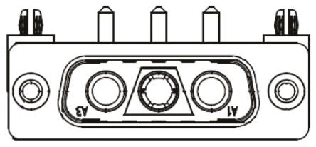 Harting Through Hole, 3 Pin Solder D-sub Connector, Right Angle Plug, Shell Size A Standard D-Sub [09692009193]; 740-7357