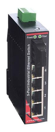 N-Tron Unmanaged 5 Port Industrial Ethernet Switch [SL-5ES-2SC]; 905-5759