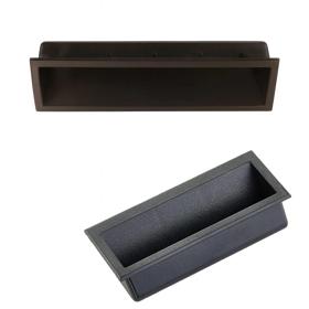 Essentra Recessed Handle ABS Black [1239055]; 10336175