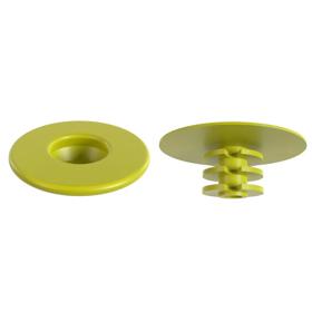 Essentra Face Protector Barrelled Profile 122.0 mm LDPE Yellow [32441]; 10233535
