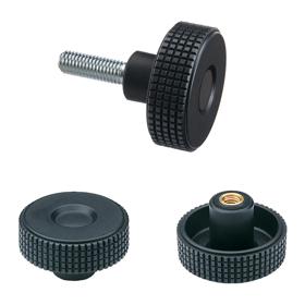 Essentra Grip Knob 31.0 mm M5 PP Black [1219108]; 10188996