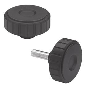 Essentra Grip Knob 44.0 mm M6 PP Black [1219094]; 10188903