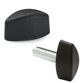 Essentra Wing Knob M4 20.0 mm Black [259042059935]; 10364321