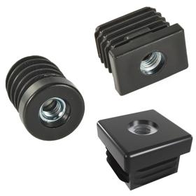 Essentra 2 Threaded Insert M6 Round 19.0 mm 1-1.5 Black [498560]; 10285909