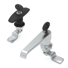 Essentra T-Handle Latch 8.5 mm 45.0 mm Die Cast Zinc Alloy Black [110200560E]; 20052249