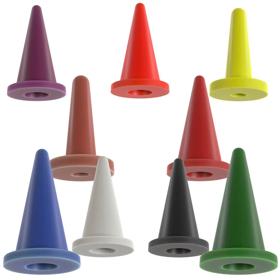 Essentra Masking Cones Cap 3.3 mm 6.3 mm 23.0 mm Natural Silicone [110050]; 10186039