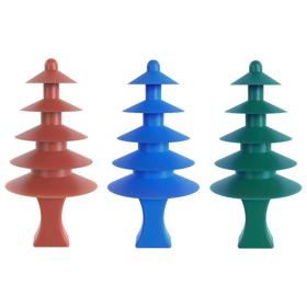 Essentra Masking Flangeless Plug 11.0 mm Silicone Blue [35-UMFP-4-10]; 10240823