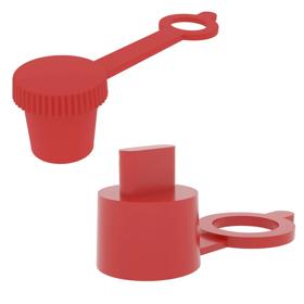Essentra Grease Nipple Cap 6.0 mm LDPE - PIR Red [087063000503]; 10066010