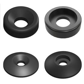 Essentra Finishing Washer 2.7 mm 6.8 mm Nylon 6/6 Black [007102559901]; 10048719