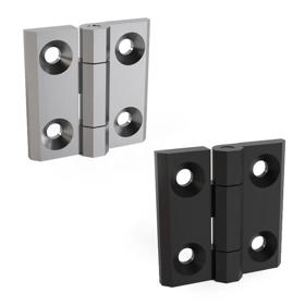 Essentra Leaf Hinge 40.0 mm 40.0 mm 5.0 mm [299113E]; 20069124