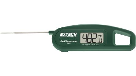 Extech TM55 LCD Digital Thermometer for Food Industry, Medical Use, +250°C Max, ± 0.5 °C Accuracy [TM55]; 100-032