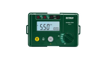 Extech MG310 Insulation Tester, 250V Min, 1000V Max, 5.5GΩ Max [MG310]; 100-079