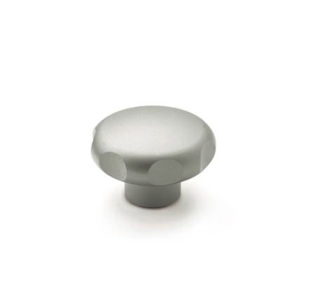 Ganter GN.28606 Natural Stainless Steel Multiple Lobes Knob, M8, Threaded Hole [GN.28606]; 100-149