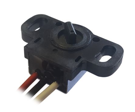 PIHER SENSORS AND CONTROLS S.S.A MSC360 Series Hall Effect Position Sensor, End Type, 5.9mm Shaft [MSC360-1A-C0007-ERA180-05K]; 100-304