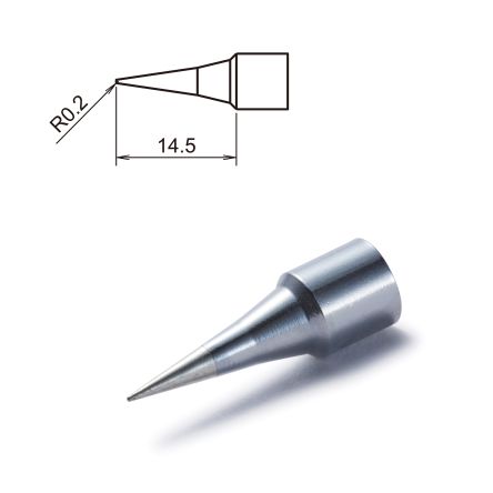 Hakko T32-I 0.2 mm Conical Soldering Iron Tip for use with FX-8806 [T32-I]; 100-550