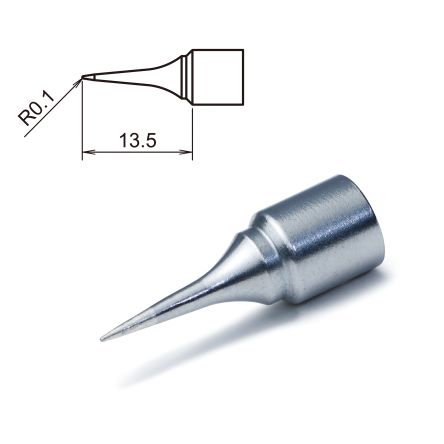Hakko T32-ILS 0.1 mm Conical Soldering Iron Tip for use with FX-8806 [T32-ILS]; 100-552