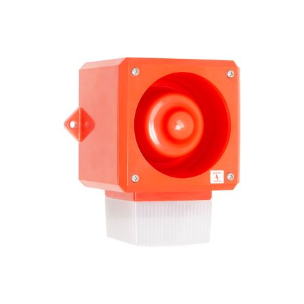 Clifford & Snell YL50 Series Opal Sounder Beacon, 115 V ac, IP66, Wall Mount, 112dB at 1 Metre [YL50/LL/O/RF/WR]; 100-975