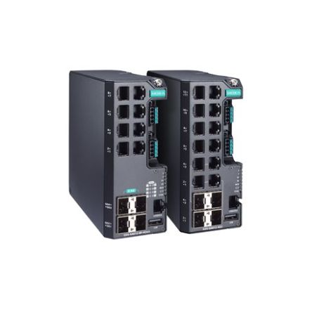 MOXA EDS-G4012-4GC-LV, Managed 12 Port Ethernet Switch [EDS-G4012-4GC-LV]; 100-996
