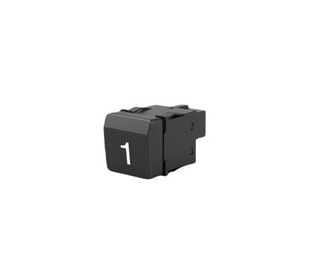 EAO 09 Series Series Illuminated Illuminated Push Button Switch, Panel Mount, White LED, 18V, IP20 [09-400009.1S0001]; 101-466
