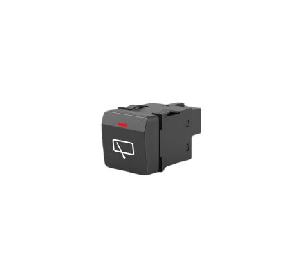 EAO 09 Series Series Illuminated Illuminated Push Button Switch, Panel Mount, White LED, 18V, IP20 [09-400005.10097]; 101-479
