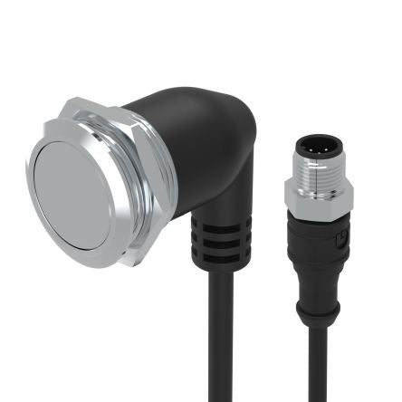 EAO 82 Series Push Button Switch, Momertary, Panel Mount, 22mm Cutout, 1CO, 35V, IP65, IP67 [82-665A.1000]; 102-386