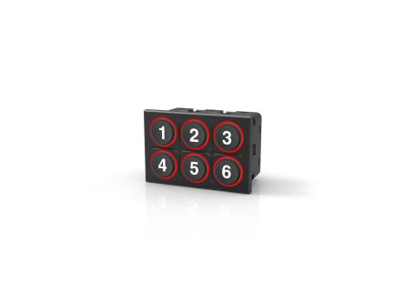 EAO 6 Key Illuminated Keypad [K09-01.000001]; 102-458