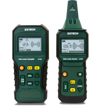 Extech CLT600 Cable Tracer, Cable Detection Depth 50cm CAT III 450V, Maximum Safe Working Voltage 450V [CLT600]; 102-479