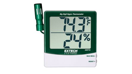 Extech 445715 Digital Hygrometer, ± 4 %RH Accuracy, +60°C Max, 99%RH Max [445715]; 102-491