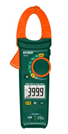 Extech MA443 Clamp Meters, 400A dc, Max Current 400A ac CAT III 600V [MA443]; 102-502