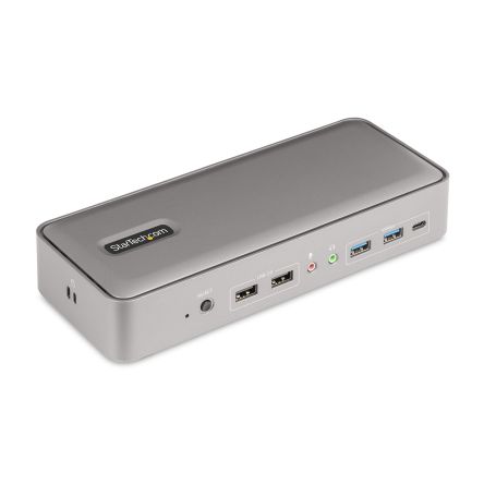 StarTech.com Dual Monitor 4K USB-C Docking Station with DisplayPort - 5 x USB ports, USB A, USB C [129UE-USBC-KVM-DOCK]; 102-516
