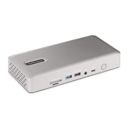 StarTech.com 4 4K Thunderbolt 4 Docking Station with DisplayPort, HDMI - 5 x USB ports, USB A, USB C [132UE-TB4USB4DOCK]; 102-518