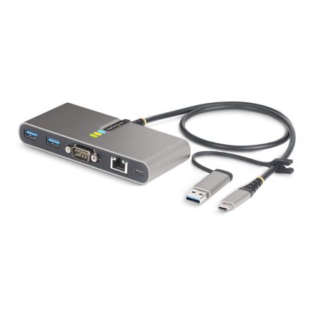 StarTech.com 2 Port USB 3.2 USB C USB C Hub, USB Powered, 5.5 x 12.8 x 1.9cm [5G2A1SGBB-USB-C-HUB]; 102-526