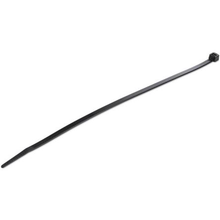 StarTech.com Cable Tie, Cable Ties, 250mm x 4 mm, Black Nylon, Pk-100 [CBMZT10B]; 102-534
