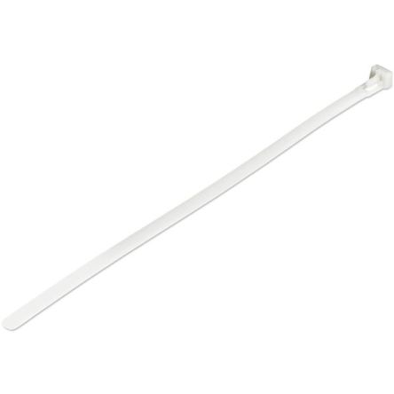 StarTech.com Cable Tie, Reuseable, 250mm x 8 mm, White Nylon, Pk-100 [CBMZTRB10]; 102-549