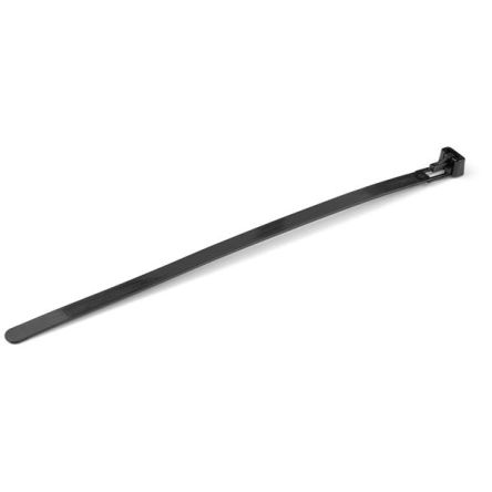 StarTech.com Cable Tie, Reuseable, 200mm x 8 mm, Black Nylon, Pk-100 [CBMZTRB8BK]; 102-554