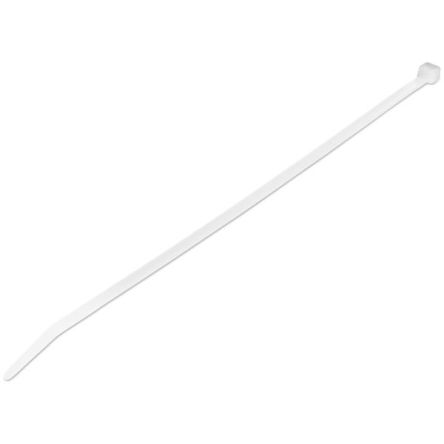 StarTech.com Cable Tie, Cable Ties, 250mm x 4 mm, White Nylon, Pk-100 [CBMZT10N]; 102-556