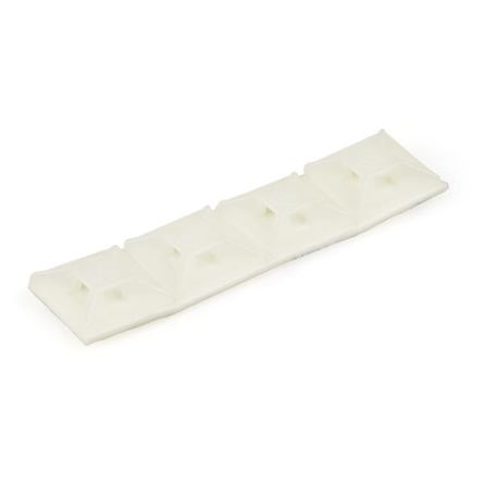 StarTech.com Self Adhesive White Cable Tie Mount 13 mm x 13mm, 2.3mm Max. Cable Tie Width [CBMCTM1]; 102-570