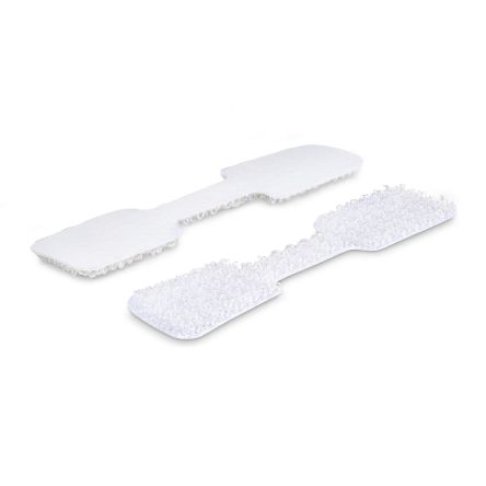 StarTech.com Hook & Loop Cable Tie, Hook To Hook Fastener Cable Tags, 90mm x 19 mm, White, Pk-1 [CABLE-TAG-HLWH]; 102-576