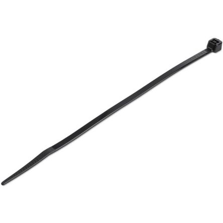 StarTech.com Cable Tie, Cable Ties, 150mm x 4 mm, Black Nylon, Pk-100 [CBMZT6B]; 102-596