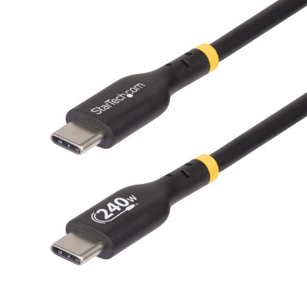 StarTech.com USB 2.0, Male USB C to Male USB C, 480Mbps, 1m [USB2EPR1M]; 102-627
