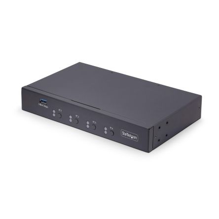 StarTech.com 4 Port 0 USB KVM Switch, 3.5 mm Stereo [P4A20132-KM-SWITCH]; 102-633