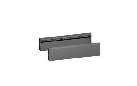 Rittal Front Trim Kit Base/Plinth Trim Panel for Use with VX Base/Plinth System [8660033]; 102-652