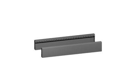 Rittal Front Trim Kit Base/Plinth Trim Panel for Use with VX Base/Plinth System [8660034]; 102-653