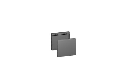 Rittal Front Trim Kit Base/Plinth Trim Panel for Use with VX Base/Plinth System [8660041]; 102-657